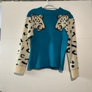 Cute Snow Leopard Sweater